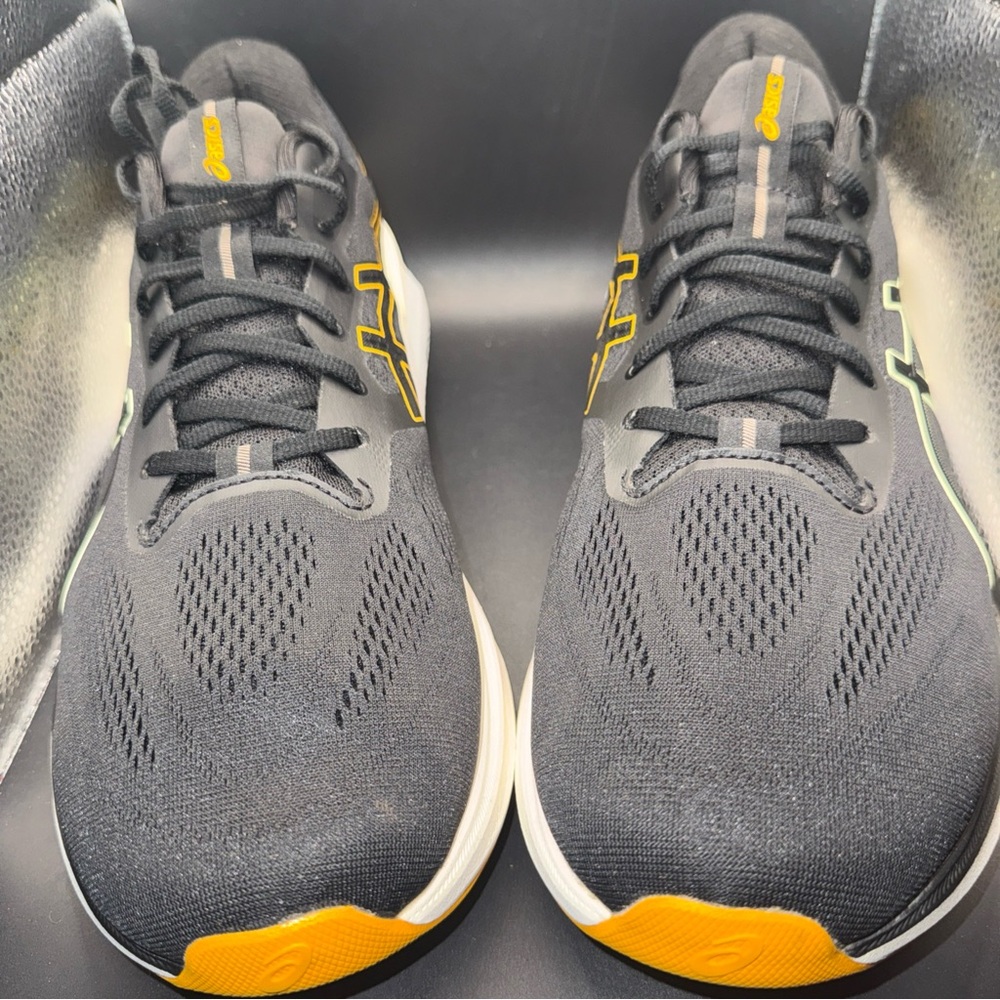 Size 14 - ASICS GT- 4000 Wide Black Amber, 1011B870, Clean, No Box, No Insoles